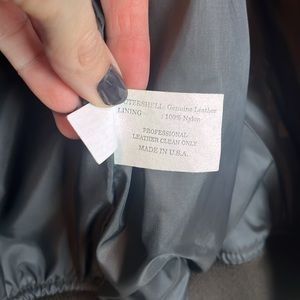 G-8 NAVY LEATHER FLIGHT JACKET main image 1